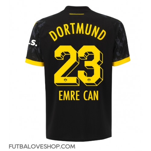 Dres Borussia Dortmund Emre Can #23 Preč 2023-24 Krátky Rukáv